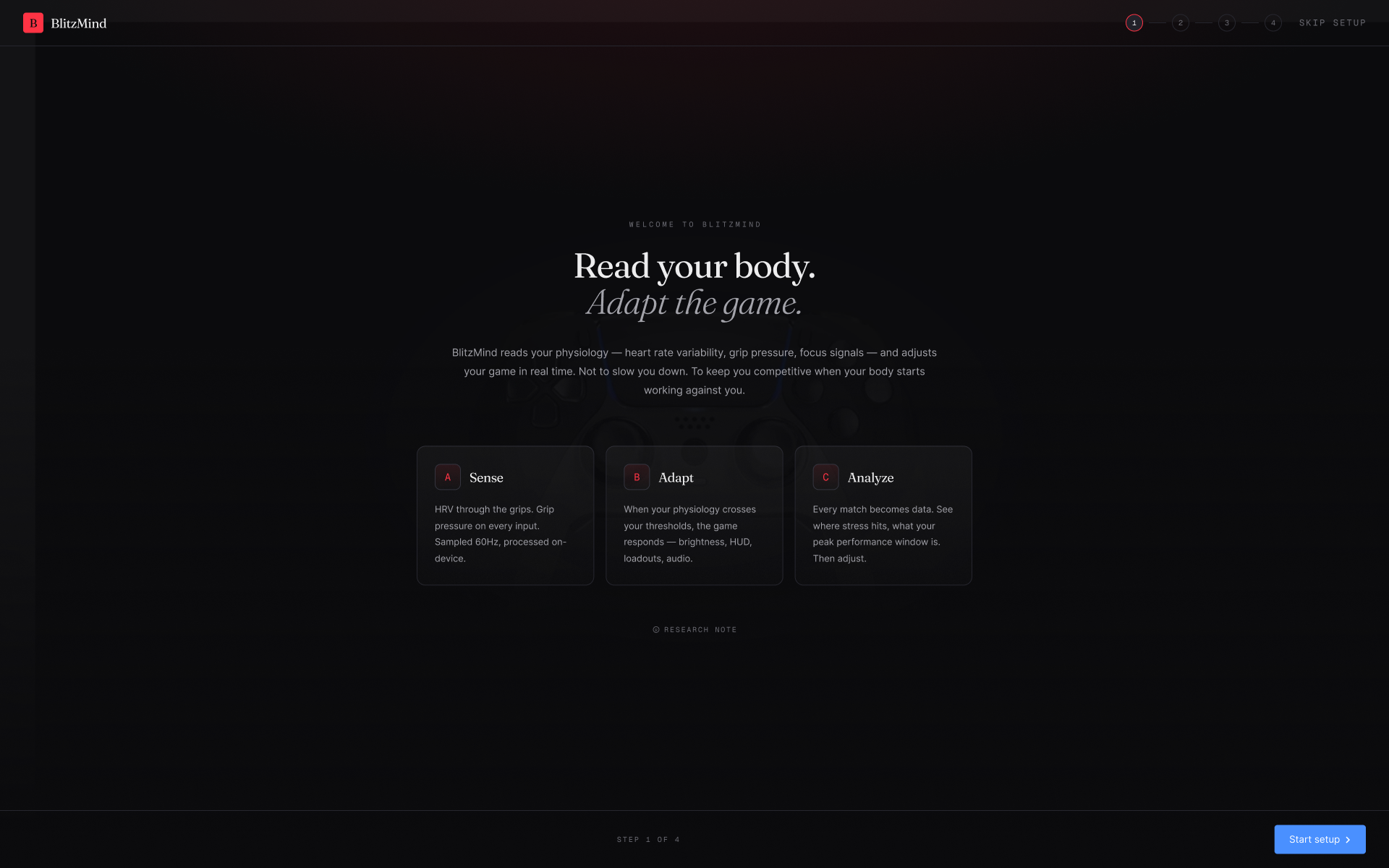 Onboarding — welcome